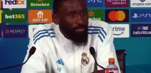 Bir anda yerinden fırladı Rüdiger’den basın toplantısına damga vuran hareket