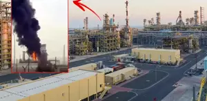 Kuveyt’teki Mina Abdullah petrol rafinerisine İHA saldırısı Yangın çıktı