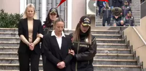 Gözaltındaki Aleyna Kalaycıoğlu ve annesi görüntülendi Katil zanlısının hareketi dikkat çekti