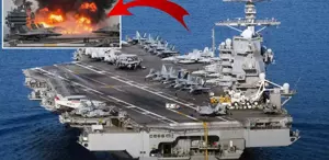 Yangın 30 saat sürmüştü ABD’nin dev gemisinin nerede oldu ortaya çıktı