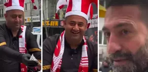 Sözünü tuttu, milli galibiyet şerefine 1000 lahmacun dağıttı