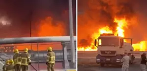 Kuveyt Havalimanı’ndaki yangın 58 saatte zor söndürüldü