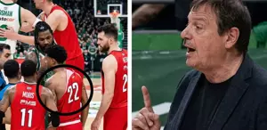 Yunan derbisinde kaos: Küfürler havada uçuştu, Ergin Ataman çıldırdı