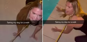 Kadına tasma takıp gezdirdi, sonrası daha skandal