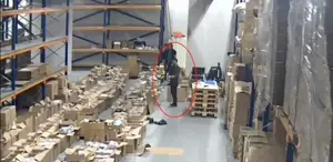 Görüntüler İstanbul Havalimanı’ndan Vurgunu yapıp bir de şampanya patlatmışlar