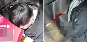 Önce siparişi yedi sonra idrarını yaptı Kuryeye asla unutamayacağı ders