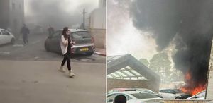 İran, İsrail ekonomisinin kalbini vurdu Şehrin üstünü siyah dumanlar kapladı