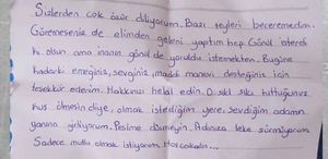 Kayıp olarak aranan Seda, ailesine mektup bırakmış: Peşime düşmeyin, adınıza leke sürmüyorum