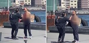 Fatih’te büfeden aldığı döner bıçağıyla kendisini yaraladı