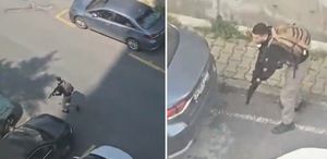 İsrail Konsolosluğu’na saldırının en net görüntüsü