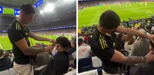 En sonunda bunu da gördük Maçın ortasında traş oldu