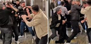 Adliyedeki boşanma duruşmasında ortalık savaş alanına döndü