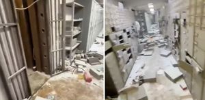 Ülke şokta Kanalizasyondan kaçan banka soyguncuları geride bu görüntüyü bıraktı