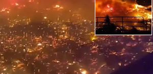 Ülke felaketi yaşıyor Suyun üstündeki kasaba küle döndü