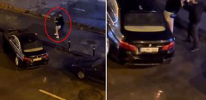 Dövdüğü kadını zorla araca bindirmeye çalıştı Dehşet anları kamerada