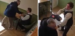 İngiltere’de şok eden anlar: Sinsice yaklaştı, durduk yere bıçakla saldırdı