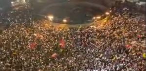 İran’ın başkenti Tahran’da bugüne kadar ki en büyük gösteri