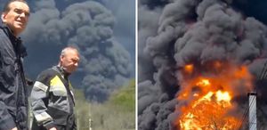 Ukrayna’nın vurduğu petrol rafinerisindeki yangın devam ediyor