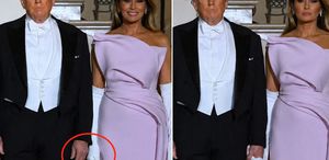 Herkes o detaya takıldı, First Lady Trump’ın elini yine tutmadı