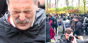 Mecidiyeköy’de büyük arbede Erkan Baş da biber gazına maruz kaldı
