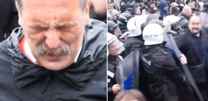 Mecidiyeköy’de büyük arbede Erkan Baş da biber gazına maruz kaldı