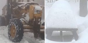 Kartepe, mayıs ayında beyaza büründü