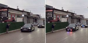 Ayyüce Türkeş, kokoreç yemeye çakarlı konvoyuyla gitti