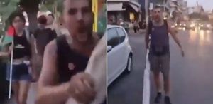Yunan halkı tatile gelen İsrail askerlerini böyle kovdu: Defol git siyonist