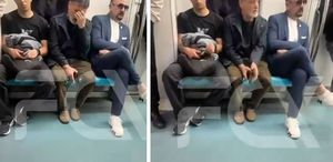 Ertan Torunoğulları, Marmaray’da görüntülendi