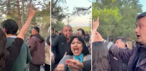 ODTÜ’den yeni görüntü Genç kız bozkurt işareti yaptı, ortalık karıştı: Kırarım o elini
