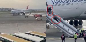 THY uçağında yangın paniği Yolcular acil çıkışlardan tahliye edildi