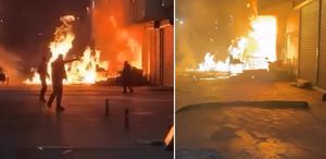 Başakşehir Sanayi Sitesi’nde dev yangın Çok sayıda dükkan hasar gördü