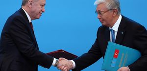 Cumhurbaşkanı Erdoğan Astana’da: Kazakistan’la 13 anlaşma imzalandı