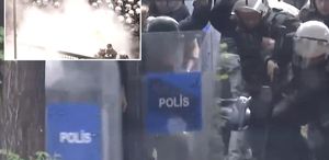 Polis tahliye için CHP Genel Merkezi’nde Arbede çıktı