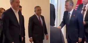 TBMM’de Özgür Özel’e ilk ziyaret DEM Parti’den