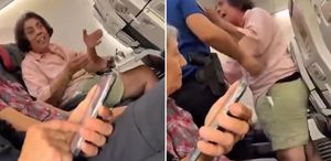 “Ben bu ülkeye dolar getiriyorum“ diyerek uçakta olay çıkardı