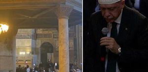 Cumhurbaşkanı Erdoğan, Ayasofya’da Kur’an-ı Kerim okudu