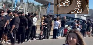 Kanye West çorapları için 2,5 kilometrelik kuyruk Fiyatını duyan şaştı kaldı