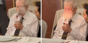 Aziz Yıldırım’ın keyfi yerinde Toplantının ardından puro içti