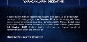 MSB tarih verip uyardı Bedelli askerliğe zam geliyor