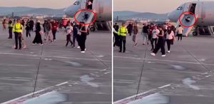 İzmir uçağında panik anları Dumanı fark edince yolcuları apar topar tahliye ettiler