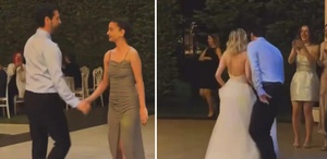 Ünlü oyuncu Aytek Şayan katıldığı düğüne dansıyla damga vurdu