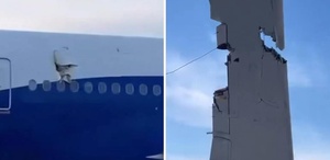 THY uçağında korku dolu anlar: Antalya’da radar direğine çarptı