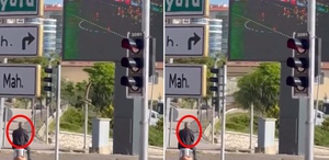 Burası Ankara’nın göbeği Milli maçı dev ekranda tek başına izledi