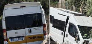 Silifke’de minibüs gaspı: Saldırgan kazada öldü