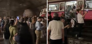 Metro Seferi Raydan Çıktı