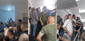 CHP İzmir’de gece yarısı arbedesi, yeni il başkanı Utku Gümrükçü binaya girdi, ortalık karıştı