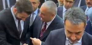 Rasim Arı ve Mesut Özarslan, AK Parti Genel Merkezi’nde