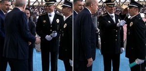 Polis Akademisi’nde mezuniyet töreninde Cumhurbaşkanı Erdoğan ile Bakan Çiftçi’nin “Çorum“ diyaloğu güldürdü