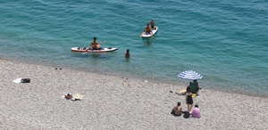 Antalya kavruluyor Hissedilen sıcaklık 47 dereceye çıktı